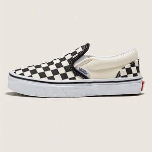 Vans Kids Slip-On Checkerboard in Black and White